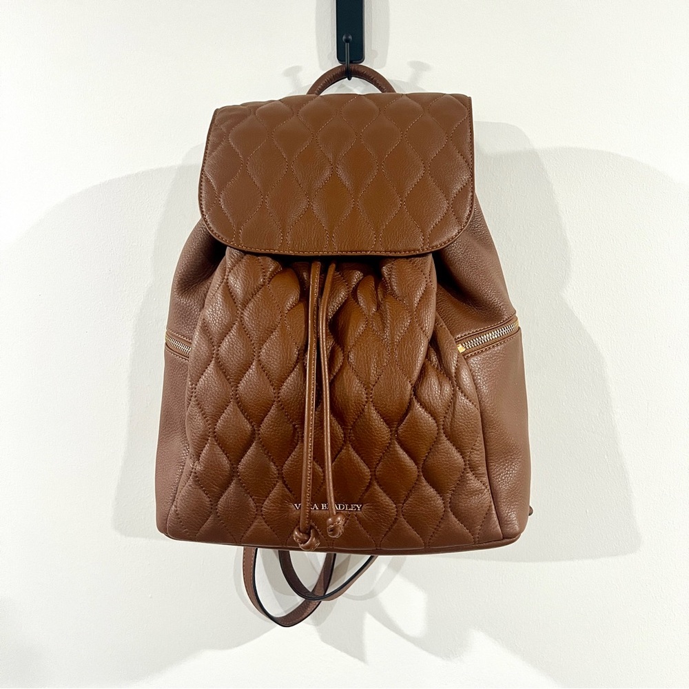 Vera Bradley Leather Backpack - new without tags